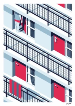 Poster Vintage 50 x 70 cm Dear Let's Go - Sergeant Paper