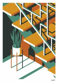 Poster Vintage 50 x 70 cm Mother In Law Tongue - Sergeant Paper