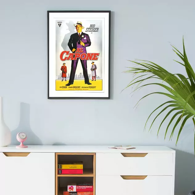 Blue-shaker Al Capone Poster 30 x 40 cm - Blue Shaker - Image 2