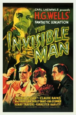 Blue-shaker Invisible Poster Man 30 x 40 cm - Blue Shaker