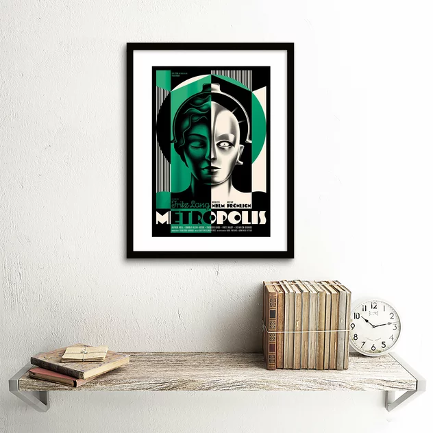 Blue-shaker Poster Metropolis Green 30 x 40 cm - Blue Shaker - Image 2