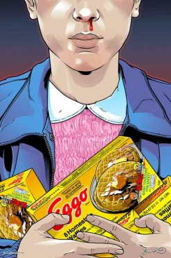 Blue-shaker Poster Eleven 30 x 40 cm Joshua Budich - Blue Shaker