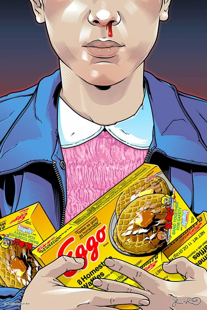 Blue-shaker Poster Eleven 30 x 40 cm Joshua Budich - Blue Shaker