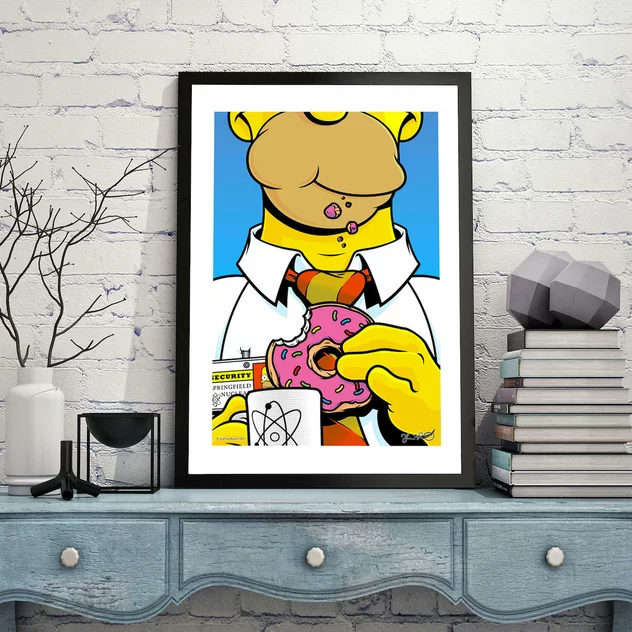 Blue-shaker Poster Homer 30 x 40 cm Joshua Budich - Blue Shaker - Image 2