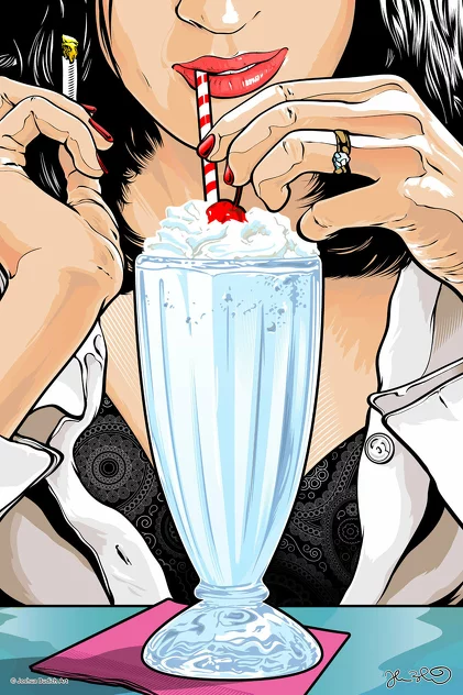 Blue-shaker Poster Mia 40 x 60 cm Joshua Budich - Blue Shaker