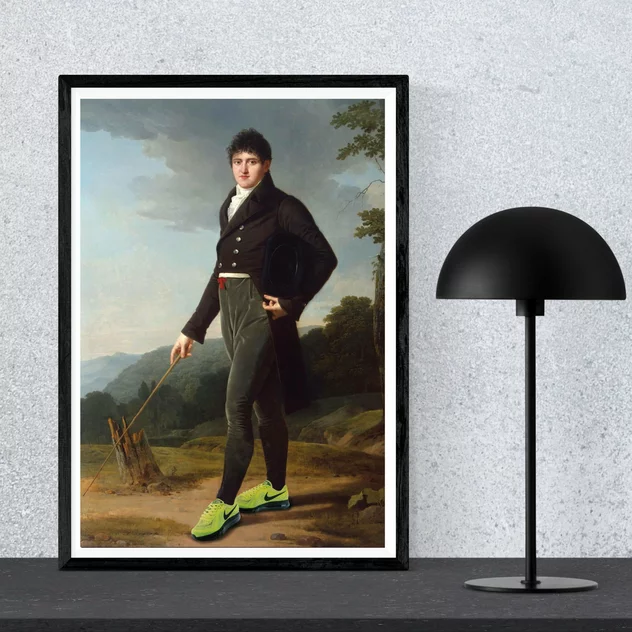 Blue-shaker Poster Nike Air 30 x 40 cm - Blue Shaker - Image 2