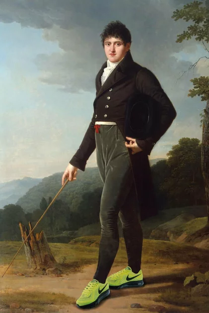 Blue-shaker Poster Nike Air 30 x 40 cm - Blue Shaker