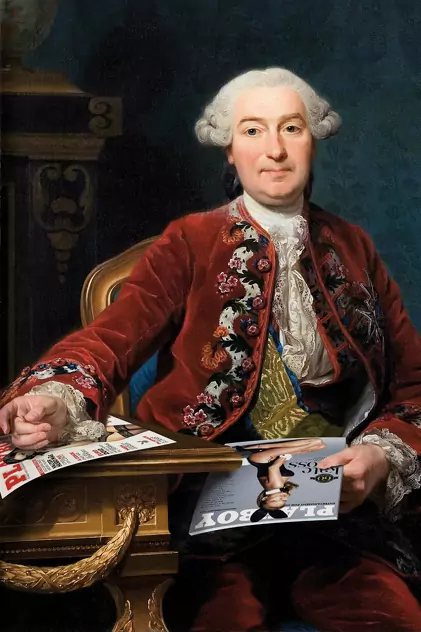 Blue-shaker Poster Playboy 1 Air 30 x 40 cm - Blue Shaker