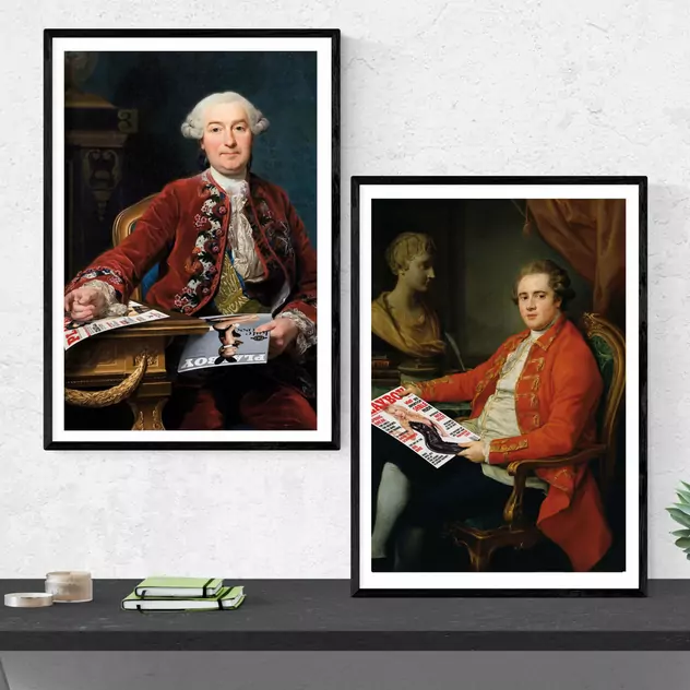 Blue-shaker Poster Playboy 1 Air 30 x 40 cm - Blue Shaker - Image 2