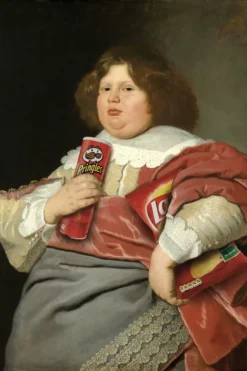 Blue-shaker Poster Chips 30 x 40 cm - Blue Shaker