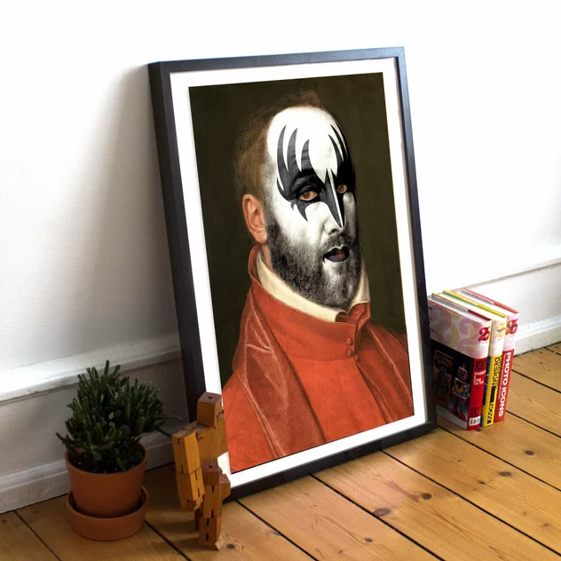 Blue-shaker Poster Kiss Bat 30 x 40 cm - Blue Shaker - Image 2