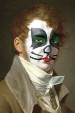 Blue-shaker Poster Kiss Cat 30 x 40 cm - Blue Shaker