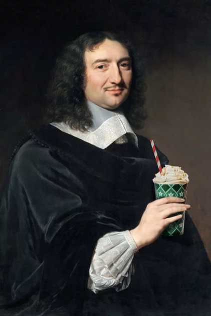 Blue-shaker Poster Starbucks 30 x 40 cm - Blue Shaker