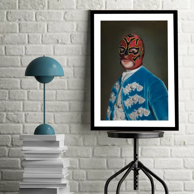 Blue-shaker Poster Fighter Red 30 x 40 cm - Blue Shaker - Image 2