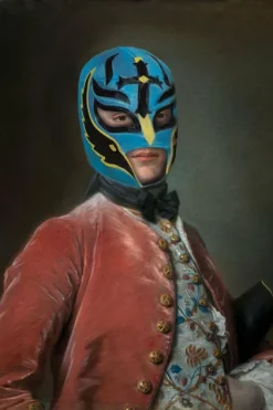 Blue-shaker Poster Fighter Blue 30 x 40 cm - Blue Shaker