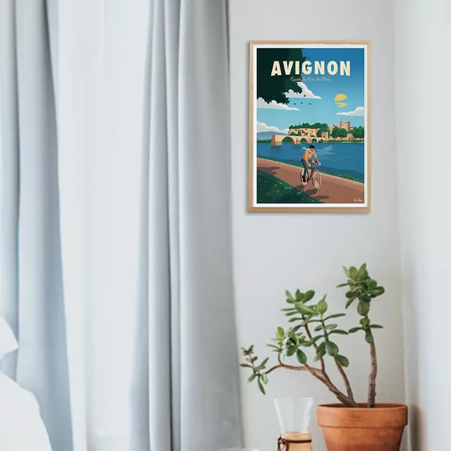 Poster Avignon 50 x 70 cm - Sergeant Paper - Image 2