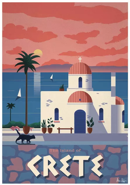 Poster Crete 50 x 70 cm - Sergeant Paper