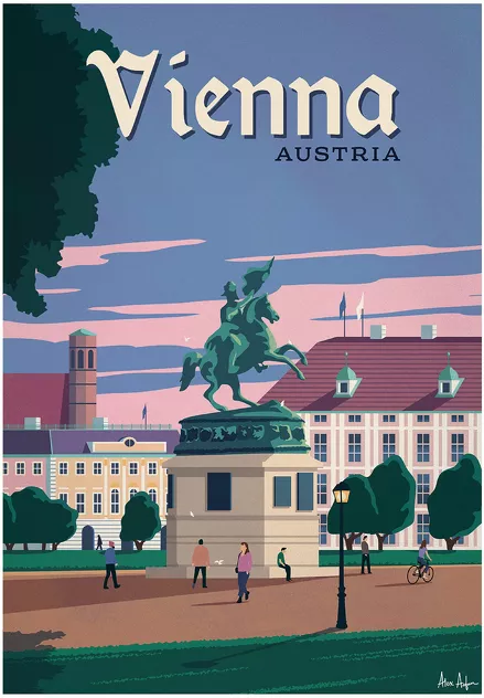 Poster Vienna 50 x 70 cm - Sergeant Paper
