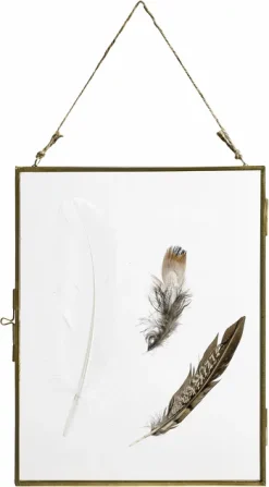 Hanging Frame L Brass - Nordal