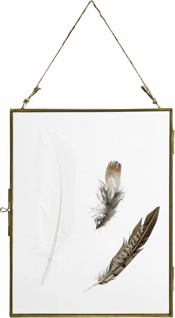 Hanging Frame L Brass - Nordal