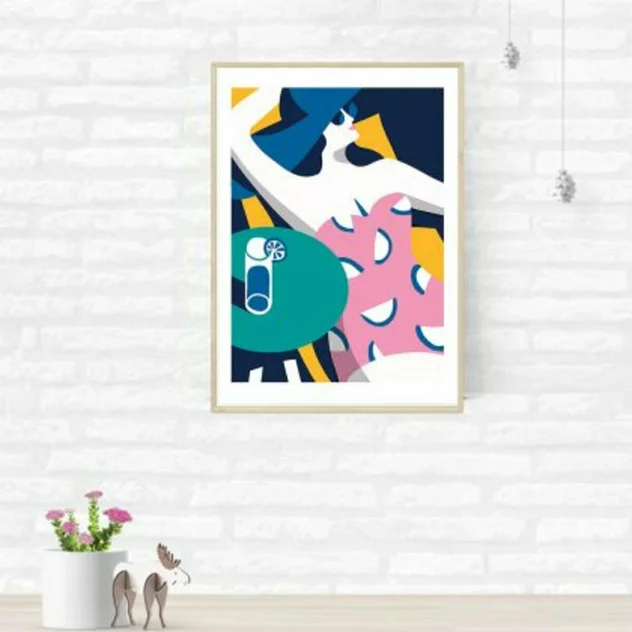 Blue Lemon Poster 30 x 42 cm - Sergeant Paper - Image 2