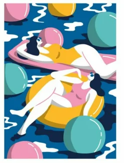 Pool Party 1 poster 50 x 70 cm - Sergeant Paper