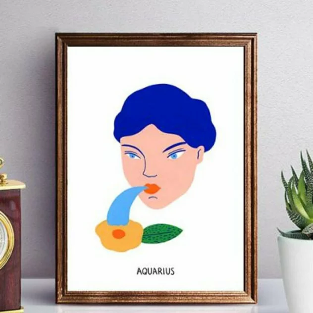Poster Aquarius 21 x 29.7 Cm - Sergeant Paper - Image 2