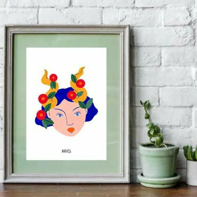 Poster Aries 21 x 29,7 cm - Sergeant Paper - Image 2