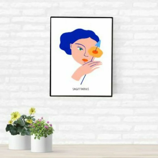 Poster Sagittarius 21 x 29,7 cm - Sergeant Paper - Image 2