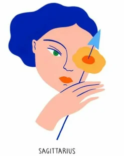 Poster Sagittarius 21 x 29,7 cm - Sergeant Paper