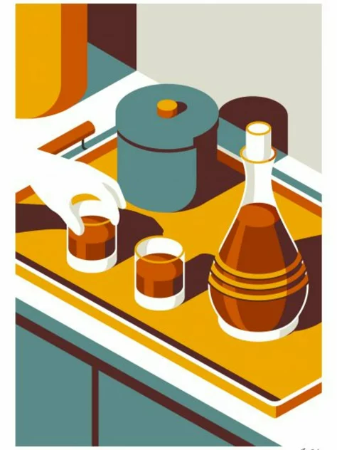 Drink Drank Drunk Poster 30 x 42 cm - Sergeant Paper
