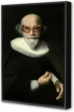 Blue-shaker Framed Sunglasses Canvas #2 40 x 60 cm - Blue Shaker