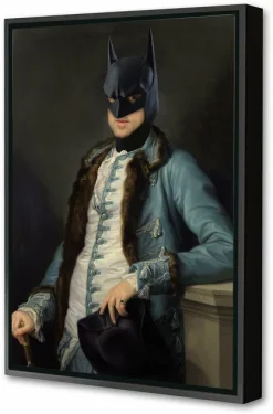 Blue-shaker Framed Canvas Batman 50 x 75 cm - Blue Shaker