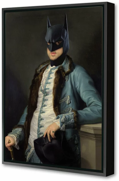 Blue-shaker Framed Canvas Batman 50 x 75 cm - Blue Shaker