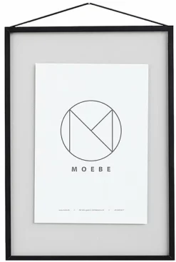 Frame Design Frame Aluminium Black A3 - Moebe