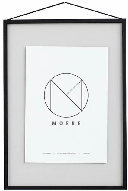 Frame Design Frame Aluminium Black A3 - Moebe