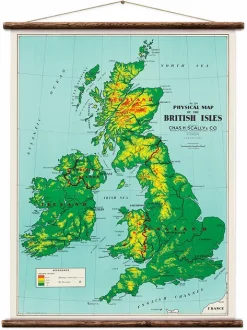 Vintage Card The British Isles - Erstwhile