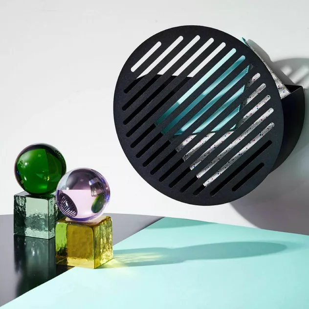 Wall Basket 29 cm Black Diagonal - Swedish Ninja - Image 2