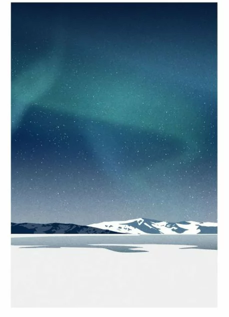 Saariselkä Poster 30x42 Cm - Sergeant Paper