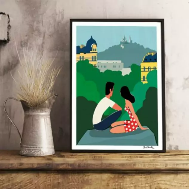 Buttes Chaumont Poster 30x42 Cm - Sergeant Paper - Image 2