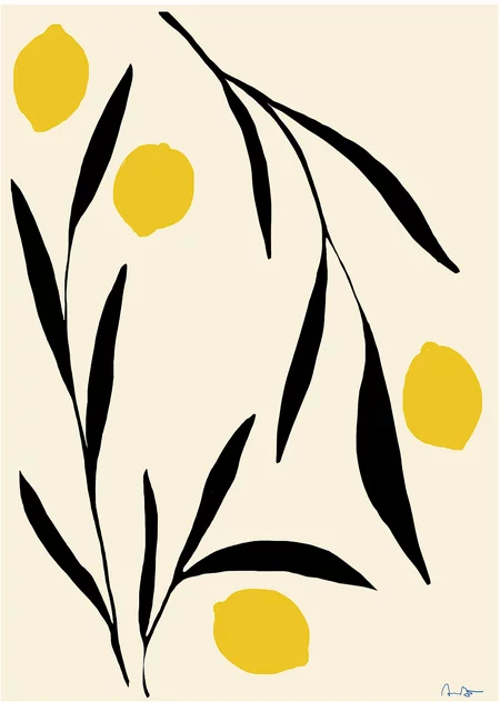 Poster 50 x 70 cm LEMON - The Poster Club