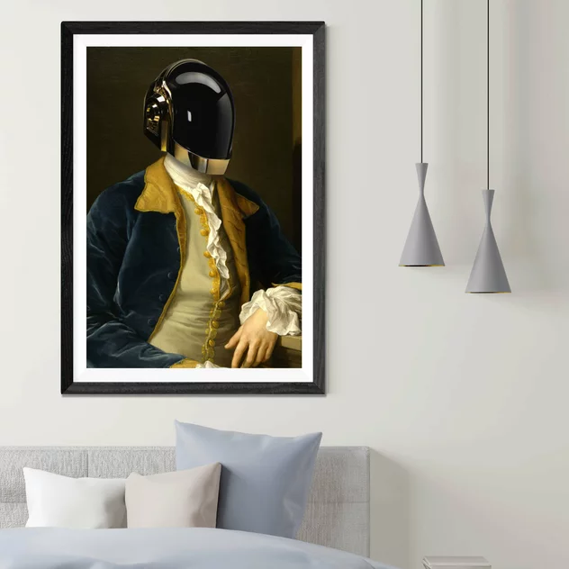 Blue-shaker Daft Punk Poster 30x40 Cm #2 - Blue - Image 2