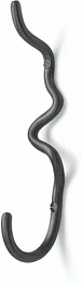 Double Hook In Black Brass Curvature - Ferm Living - Image 4