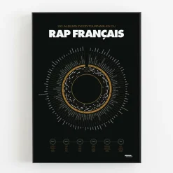 French Rap Compilation Poster - La Majorette à Moustache