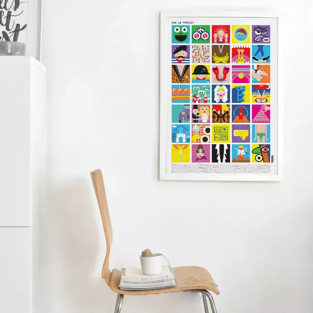 Vive La France Poster - La Majorette à Moustache - Image 2