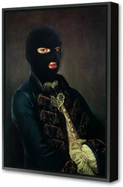 Blue-shaker Framed Canvas 40 x 60 cm Gangsta - Blue