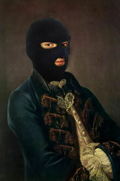 Blue-shaker Gangsta Poster 40 x 60 cm - Blue Shaker