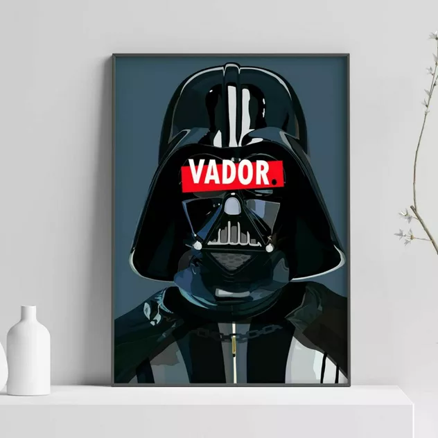 Poster 30x40 Darth Vader - Hugoloppi - Image 2