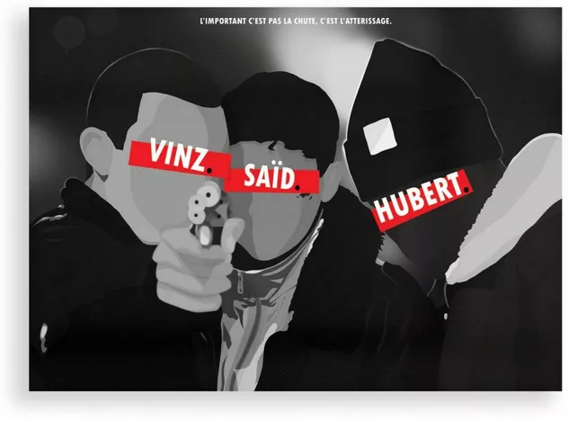 Poster 30x40 La Haine - Hugoloppi