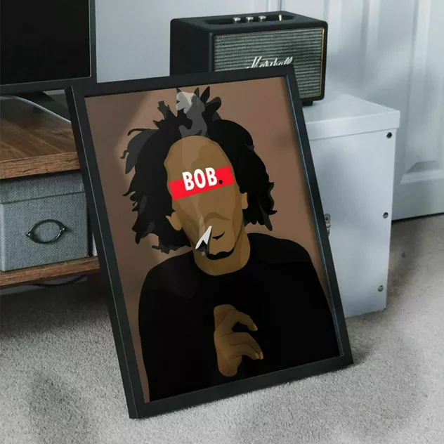 Bob Marley 30x40 Poster - Hugoloppi - Image 2